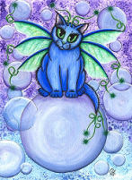 Bubbbly Fairy Cat, Copyright© 2005 Carrie Hawks