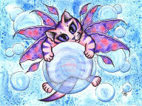 Bubbly Fairy Kitten, Copyright© 2005 Carrie Hawks