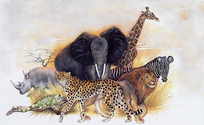African Animal image by Myrea Pettit, Copyright© 2004 Fairies World®  Reproduction of these images in any form is strictly prohibited.
