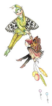 Chiron Holding Pholos, Copyright&copy; 2004 Fairies World