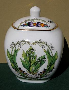 May Ceramic Ginger Jar Image by Myrea Pettit, Copyright© 2004 Fairies World®  Reproduction of these images in any form is strictly prohibited