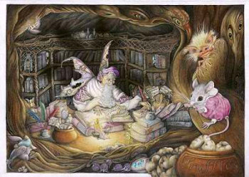 The Old Librarian, Copyright&copy; 2004 Fairies World