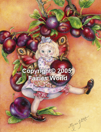 Victoria Plum Fairy by Myrea Pettit Copyright© 2005 Fairies World