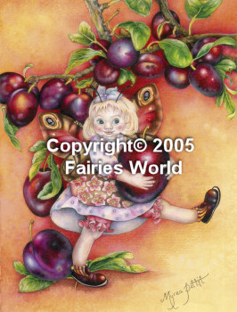 Victoria Plum Fairy, Copyright©  2006 Fairies World