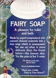 Vintage Fairy Soap advert